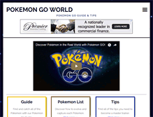 Tablet Screenshot of pokemon-world.com